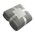 thumbnail image 1 of Summer Blanket 150x200cm Summertime Blankets Soft Fuzzy Warm Multifunctional Cover Blanket Napping Blanket Flannel Gift Blankets Bed Cozy Machine Washable Lightweight Cooling Comforter Gray, 1 of 6