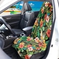 thumbnail image 3 of Binienty Tropical Parrot Floral Waterproof Sweat Towel Seat Cover After Gym Beach Swimming Washable Absorbent Car Seat Towel for Van Cars SUV, 3 of 8
