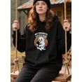 thumbnail image 2 of Festive Frights Halloween Hoodie for Men and Women, Unisex Pullover Hooded Sweatshirt, Comfortable Cotton Poly Blend, Casual Seasonal Outfit, 2 of 5
