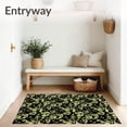 thumbnail image 3 of ODIKA 4'x6' Machine Washable Non-Slip Area Rug, Enchanted Forest Mystical Dreamy Magical Whimsical Charming High Traffic Rug, Black, 587100, 3 of 7