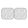 thumbnail image 7 of Fotbe Black White Music 2-Piece Car Windshield Sun Shade | Sun Blocker for Car Windshield | Foldable Automotive Interior Accessories for Sun Protection-Medium, 7 of 7