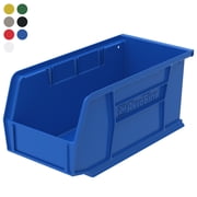 Akro-Mils Stackable Storage Bins, AkroBins 30230 Stacking Organizer, 11x5x5, Blue, 12-Pack