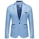 thumbnail image 5 of Traje casual de hombre con aberturas de un solo pecho para otoño e invierno, chaqueta de traje para hombre, 5 of 6