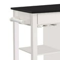 thumbnail image 2 of Acme Furniture Ottawa Kitchen Cart Black & White, 2 of 5