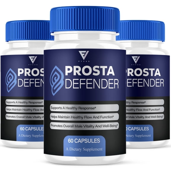 (3 Pack) Prosta Defender Premium Prostate Support Supplement Pills (180 Capsules)