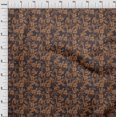 thumbnail image 4 of oneOone Rayon Rust Brown Fabric Asian Floral Sewing Material Print Fabric By The Yard 56 Inch Wide, 4 of 4