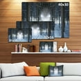 thumbnail image 3 of Winter Forest with Dark Woods - Impression sur Toile Paysage, 3 of 4