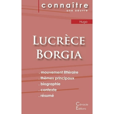 Fiche de lecture Lucrèce Borgia (Analyse littéraire de référence et résumé complet) (Paperback)