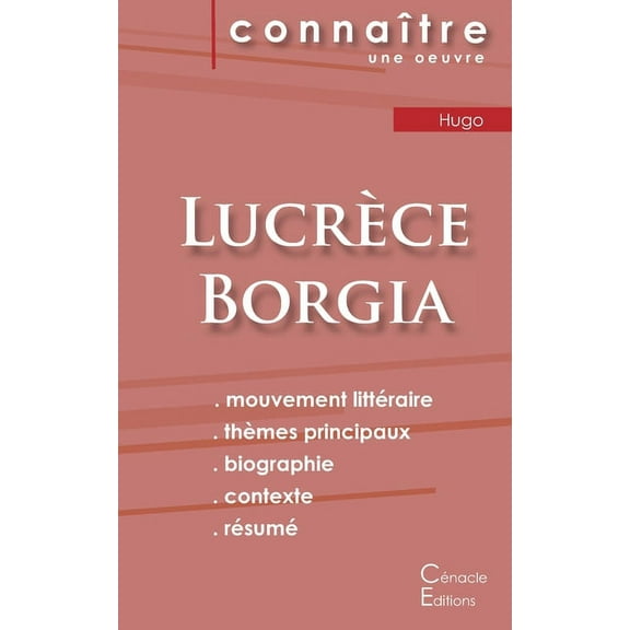 Fiche de lecture LucrÃ¨ce Borgia (Analyse littÃ©raire de rÃ©fÃ©rence et rÃ©sumÃ© complet), (Paperback)
