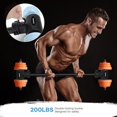 thumbnail image 5 of Dumbbell Converter to Barbell - Convert Dumbbells to Barbell Set, Supports 200 lbs, Easy Grip & Installation - Fits Adjustable Or Dumbbell Handles, Ideal for Home Workouts, 5 of 8