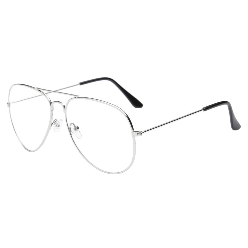 Sunglasses Womens Men Men Women Clear Lens Glasses Metal Myopia Eyeglasses Lunette - Walmart.com