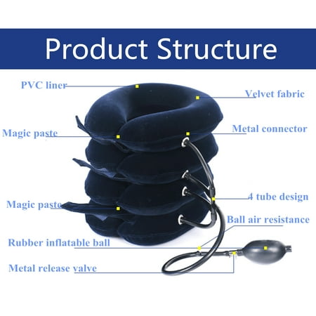 Moaere Cervical Neck Traction Device Neck Traction Pillow Neck