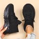 thumbnail image 1 of Zapatillas Deportivas De Plataforma Con Cordones Casuales, Transpirables Y Tejidas Para Mujeres, Zapatos Para Correr Antideslizantes, 1 of 3