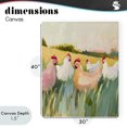 thumbnail image 4 of Stupell Industries Farmhouse Sunlit Flock of Chickens Canvas Art, 30 x 40, by The Prints Vibe, 4 of 8
