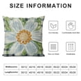 thumbnail image 5 of YINGXI  Spring Pillow Covers ,Buffalo Pliad Floral Decorations Seasonal Farmhouse Summer Pillow Case Decor for Sofa Couch 24x24in, 5 of 5