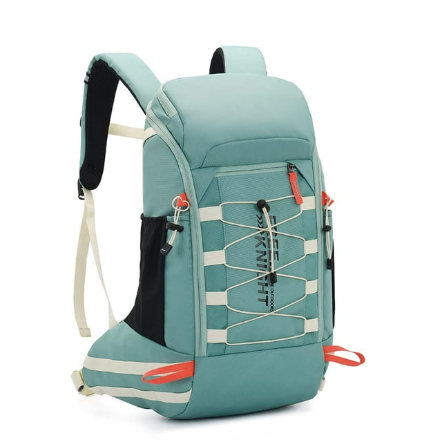 Mochila Bseash Impermeable para Senderismo y Camping 40L (Verde Menta)