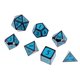 thumbnail image 3 of 7 Piezas De Dados Poliédricos De Aleación De Zinc De 16mm Para Juego De Mesa, Juguete De Fiesta Azul Sunnimix Juego de dados poliédricos, 3 of 7