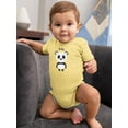 thumbnail image 2 of Baby Panda Bodysuit Infant -Image by Shutterstock,  6 Months, 2 of 4