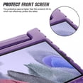 thumbnail image 4 of Allytech Galaxy Tab A7 Lite 8.7-inch Case for Kids, With PET Screen Protector Shockproof Convertible Handle Stand Kids Friendly Case Cover for Samsung Galaxy Tab A7 Lite 8.7" 2021 SM-T220 T225, Purple, 4 of 8