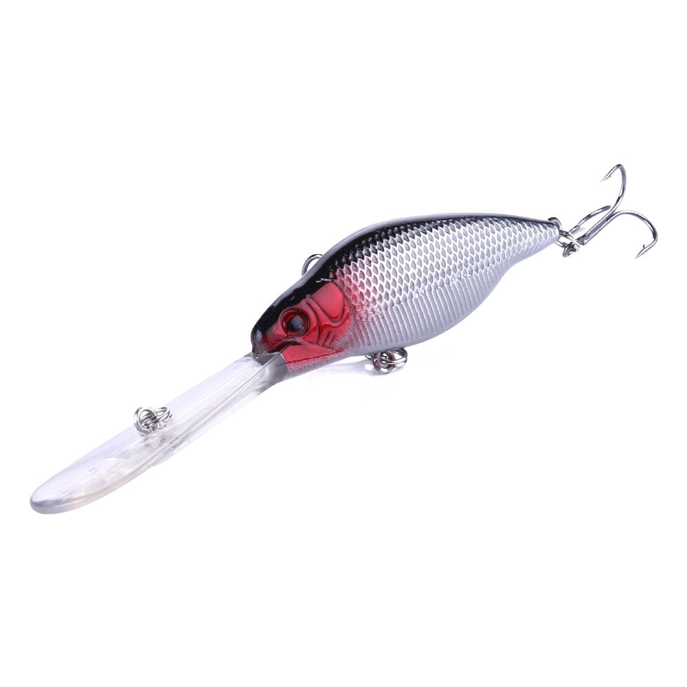 HENGJIA Fishing Deep Diving Fishing Lures Swimbait Large Sinking Minnow Lure Freshwater Jerkbait Lure 8Pcs/kit