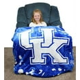 thumbnail image 2 of College Covers Kentucky Wildcats Huge Raschel Throw Blanket, Bedspread, 86" x 63", 2 of 7