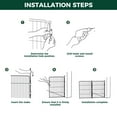 thumbnail image 6 of FXW Fence-to-Wall Anchor (Pack of 4) for Use with Dog Playpen in Yard, Garden, Doorways, Fireplace, Indoor/Outdoor, Fits All Heights of Fence│Patent Pending, 6 of 7