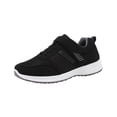 thumbnail image 2 of Domzle Men's Casual Walking Shoes for Elderly Lightweight Strap Comfortable Sneakers Outdoor Workout Sneaker Walking and All-Day Comfort Black, 2 of 6