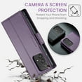 thumbnail image 7 of ELEHOLD Wallet Case For Samsung Galaxy A33 5G,Premium Leather Case wih RFID Blocking Function Card Slots Kickstand Magnetic Clasp Shockproof Cover for Men Women,Purple, 7 of 7