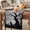 Charcoal,Ash,Alabaster,Black, variant on Halloween Table Runner - 70 Inch Long Black Spooky Branches Bats Cats Fall Country Gray Cotton and Linen Blended Dress Scarves Farmhouse Table Runner for Kitchen Dining, Coffee Table, 13" x 70"