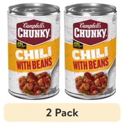 (2 pack) Campbell's Chunky Chili with Beans Roadhouse, 19 oz. Can