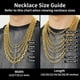 thumbnail image 5 of Collar ChainsHouse Gold ChainsHouse para hombre, 5 mm, 66 cm, acero inoxidable, 5 of 7