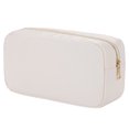 thumbnail image 1 of Bolsa de maquillaje grande - Neceser de viaje para mujer - Bolsa de maquillaje rosa - Bolsa de maquillaje grandeBolsa de maquillaje grande Bolsas de maquillaje preppy para mujeres y niñas, 1 of 5