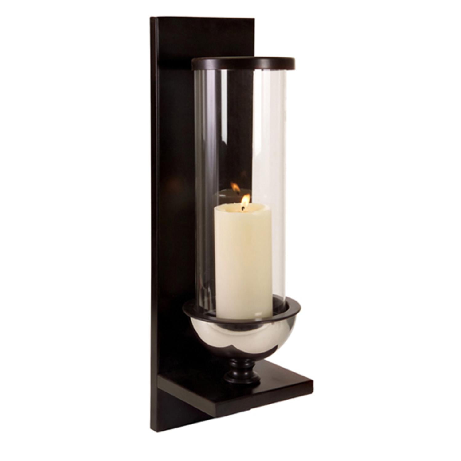 22 Sleek Contemporary Glass Pillar Candle Wall Sconce Com