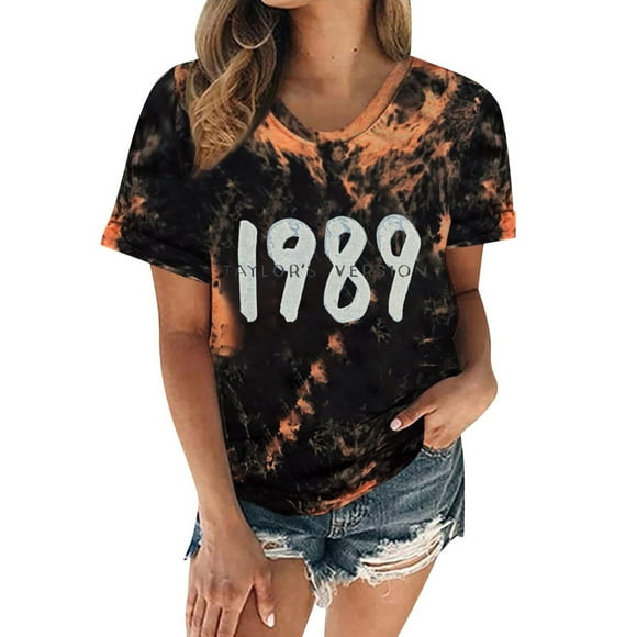 TayIor Swft Concert Music Album Womens Tshirts Tay Eras Tylor Shirts Women Singer Fans Short Sleeve T-shirts Music Tay Lover Gifts Printed Tees Tops TKFASHION Gray L