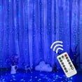 thumbnail image 1 of Halloween Decorations Clearance Sale  Curtain Stripe Lights  300LED 8 Modes Remote Control String Lights Decora(buy 2 get 1 free), 1 of 2