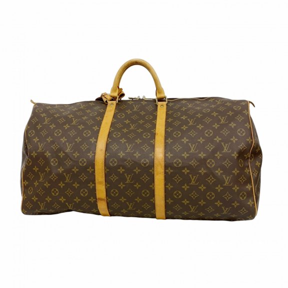 Pre-Owned Louis Vuitton Monogram Keepall 60 Boston Bag M41422 Brown Men's/Women's
