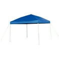 thumbnail image 2 of Flash Furniture Harris 10'x10' Blue Outdoor Pop Up Event Slanted Leg Canopy Tent with Carry Bag, 2 of 11