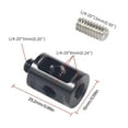 thumbnail image 5 of Tizuqe Interlocking 15mm Carbon Tube Photography 1/4 Threaded Tubing Adapter Connector, 5 of 8