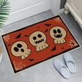 thumbnail image 2 of Uutvmp Halloween Cute Ghost Door Mat, Non Slip Bat Entrance Floor Mat Spider Home Decor 23.6 x 15.7 Inch Rubber Kitchen Doormat for Fall Halloween Thanksgiving Indoor Outdoor Holiday Decoration, 2 of 6