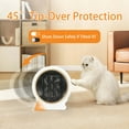 thumbnail image 4 of Portable Space Heater, Small Mini Electric Heaters for Indoor,1200W Thermal Sensor for Home, Bedroom., 4 of 8