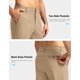 thumbnail image 4 of Vestido elástico de secado rápido gradual con pantalones de golf G para hombre, color caqui, 4 of 7