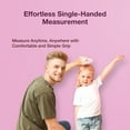 thumbnail image 3 of Bisonbody Smart Digital Height Measuring Device for Kids| Wireless Height Tracker with Dual Ultrasonic Measurement Technology | Accurate Smart Height Measurement Scale App ,Astronaut Design (Pink), 3 of 8