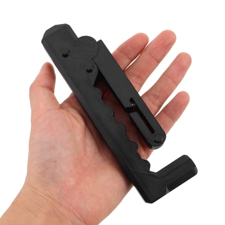 LOLIPPYY Lightweight Black Bow Holder Strap for Tree Stands Foldable Design Quiet Bow Support Accessory for Hunting