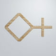 thumbnail image 5 of Ekena Millwork 25 5/8"W x 15 3/8"H x 1/4"T Medium Cameron Decorative Fretwork Wood Wall Panels, Red Oak, 5 of 13