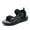 Grey, variant on WOYY Boys EVA Sport Beach Sandals with Hook and Loop Strap (Toddler/Little/Big Kids)