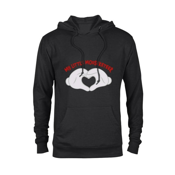 Disney Mickey Mouse My Little Mouseketeer Mom - Pullover Hoodie for Adults - Customized-Black
