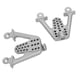 thumbnail image 4 of Paquete de 4 RC Crawler Coche Frente trasero Metal Metal Amortiguador Monte Damper Damper Soporte Reemplazo ajustable para SCX10 1/10 Silver Inevent FN000914-02, 4 of 6