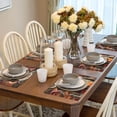 thumbnail image 6 of Placemats Set of 4 / 6, Realistic Flower Cow Placemats for Dining Table Indoor/Outdoors Heat Resistant Washable Placemats 18" x 12", 6 of 8