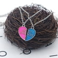thumbnail image 4 of Guardurnaity Collar de mejores amigos Big Sis Lil Sis regalo galvanoplastia aleación claro mensaje colgante collar Ropa, zapatos y accesorios Miscelánea, 4 of 6