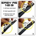 thumbnail image 3 of SNAP-LOC E-Track EA-Fitting Tie-Down with 1/2 Inch hole 10-Pack for Hook-Straps, Rope, Cable, Pickups, Trucks, Trailers, Logistics, 3 of 5
